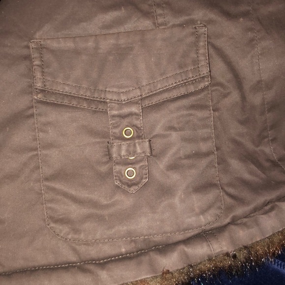 Old Navy REVERSIBLE faux fur winter vest Medium - Picture 6 of 7